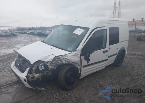 2010 Ford Transit Connect Xlt z USA, uszkodzony, nr VIN NM0LS6BN3AT004723